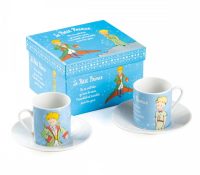 BOX OF 2 LIGHT BLUE COFFEE CUPS LITTLE PRINCE

Duo..