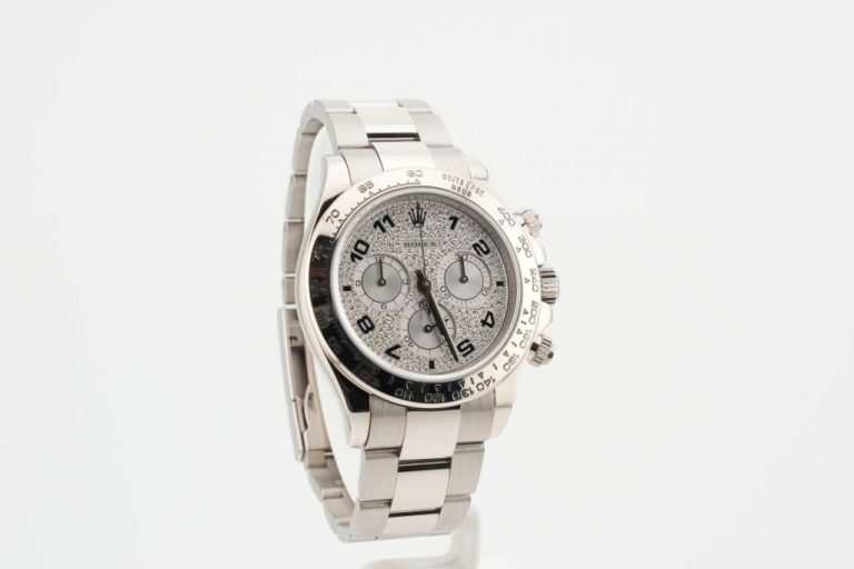 Rolex Daytona Cosmograph 18K White Gold Pave Dial ..