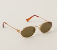 Oval frame Miu Miu sunglasses from current collect..