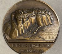 Monaco Medal Monegasque Philatelic Union 1948 bron..