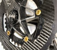 Carbon chainring THM Clavicula 50/34, 170mm cranks..