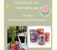 Tea Box Craft Workshop for Adults