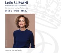 Leïla Slimani – Writing: Taming the Darkness