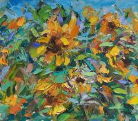 Georgian artist Nugzars Paksadze, “On a windy day ..
