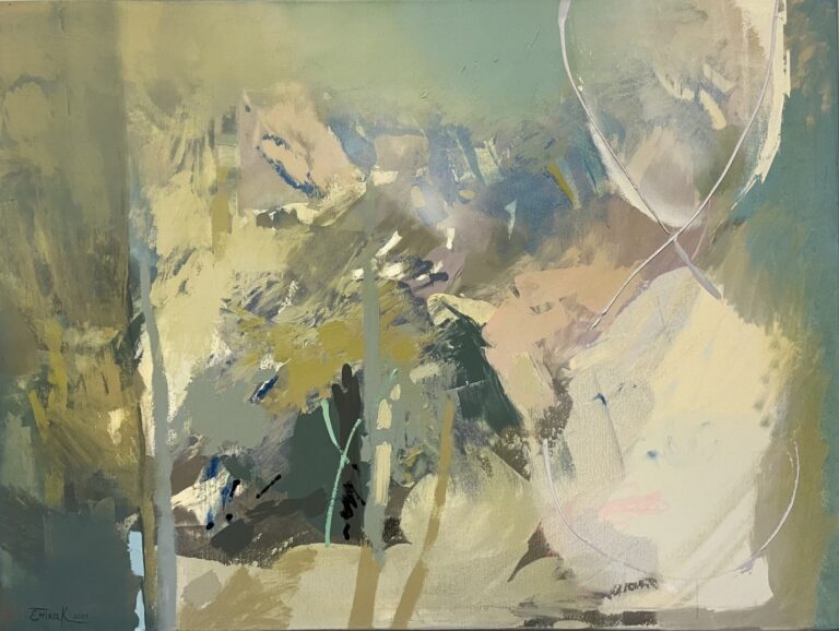 Latvian artist Erika Kumerova, “Perceptible field”..