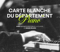 Carte Blanche from the Piano Department