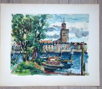 Rare Watercolor by Luis Vidal Molné (1907-1970)

A..