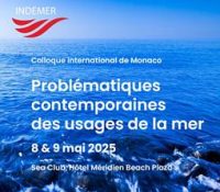 INDEMER Colloquium – The Evolving Uses of the Sea