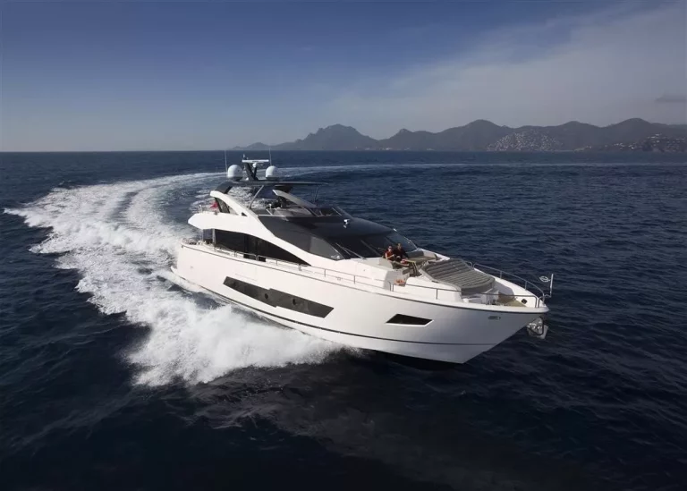 BLUE INFINITY – 26.3m Sunseeker Motor Yacht Charte..