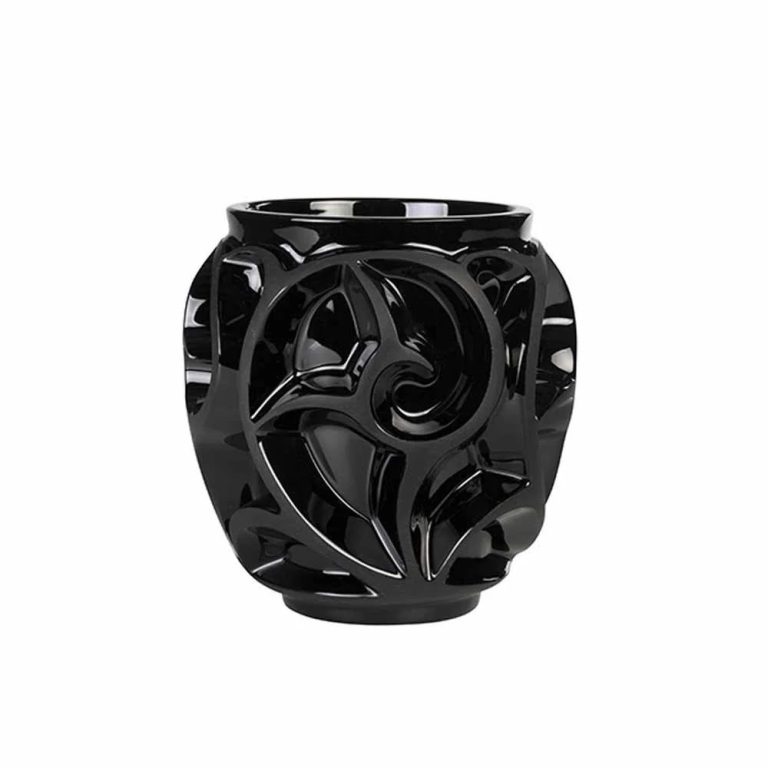 LALIQUE Tourbillons Vase – Small Size, Black

€1,1..