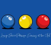 Lounge Bar & Pétanque Evening at the Club