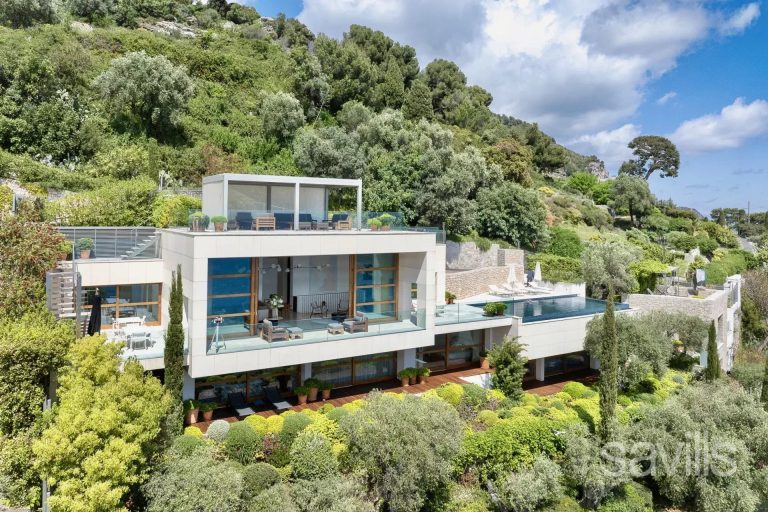 Contemporary Design Villa Over Villefranche Bay