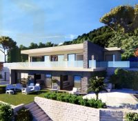 Roquebrune-Cap-Martin - New contemporary villa with panoramic sea view