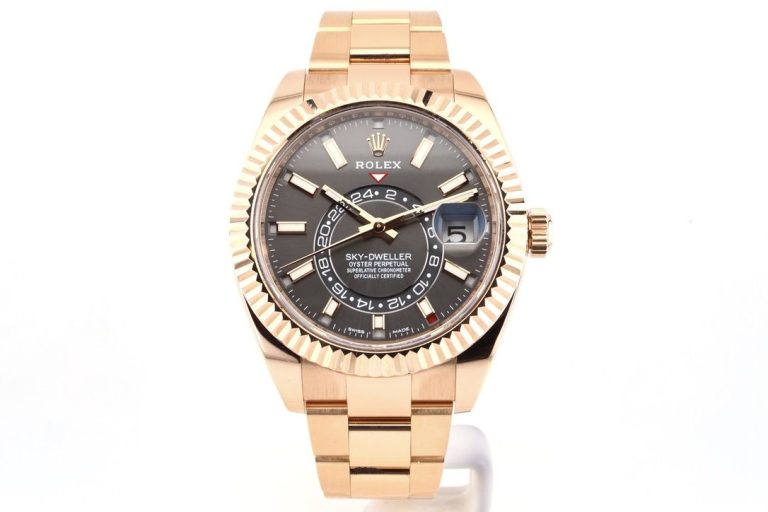 ROLEX SKY-DWELLER – ROSE GOLD & RHODIUM DIAL
Ref. ..