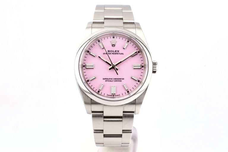 Rolex Oyster Perpetual 36 – Pink Dial
Reference: 1..