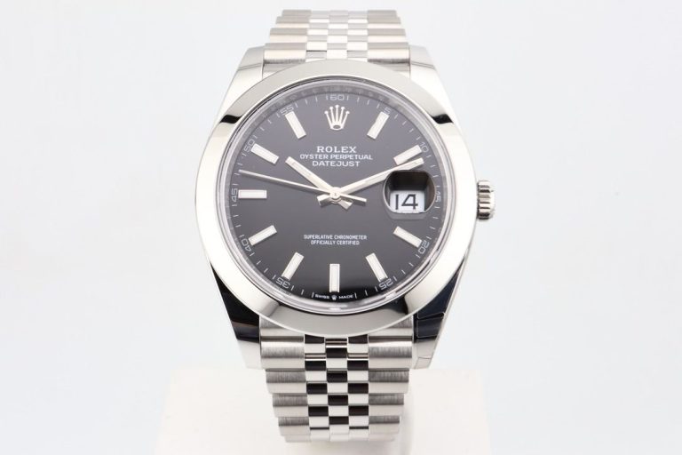 Rolex Datejust 41mm – Black Dial, Jubilee Bracelet..