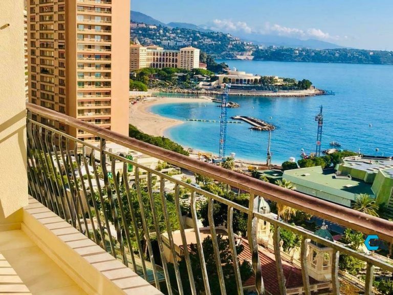 Fully Renovated 4-Room Apartment with sea view – Larvotto District