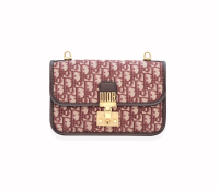 Christian Dior Oblique DiorAddict Flap Bag – Burgu..