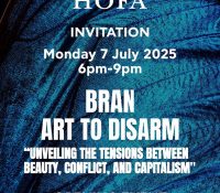 HOFA x Yellow Korner: Art to Disarm by Bran Symondson
