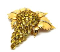 For Sale – Vintage “Bunch of Grapes” Brooch, Circa..