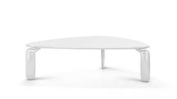 PULP Triangular Dining Table / Desk – Glossy Lacqu..