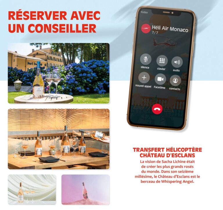 Helicopter Transfer to Château d’Esclans

Discover..