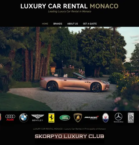 Luxury Car Rental Monaco
