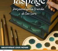 Jaspage Workshop – Personalize Your Book Spine (Ages 13+)