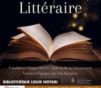 Literary Café – Prince Pierre Foundation Discovery Grant
