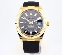 Rolex Sky-Dweller – Yellow Gold – Black Dial – Oys..