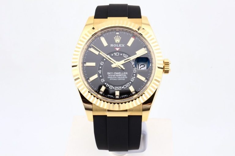 Rolex Sky-Dweller – Yellow Gold – Black Dial – Oys..