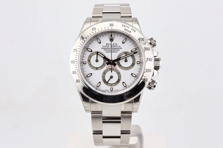 Rolex Daytona Cosmograph White Dial – Ref. 116520 ..