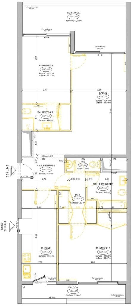 FOR SALE – LA ROUSSE APARTMENT – 3 ROOMS WITH TERR..