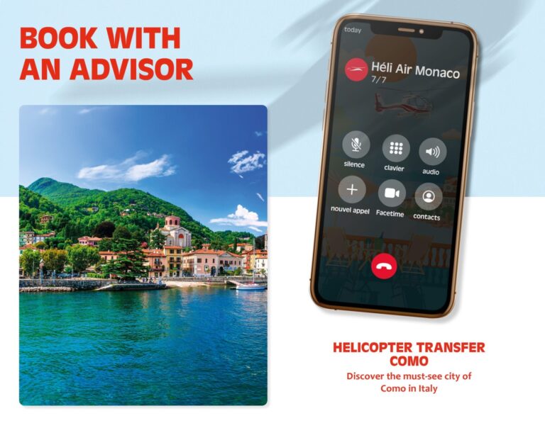 HELICOPTER TRANSFER TO COMO, ITALY

Discover the m..