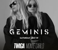 GEMINIS at Twiga Monte Carlo
