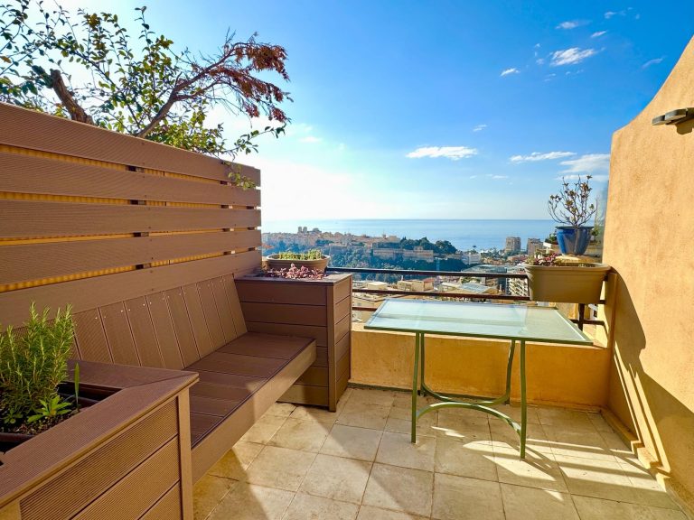 PENTHOUSE WITH SEA & ROCK VIEW – MONEGHETTI, MONAC..