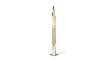 LIMELIGHT GOLD FLOOR LAMP – DESIGN BY FABRICE BERR..