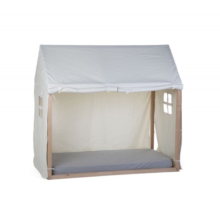 FOR SALE: HOUSE BED 70×140 CM – NATURAL/WHITE CANV..