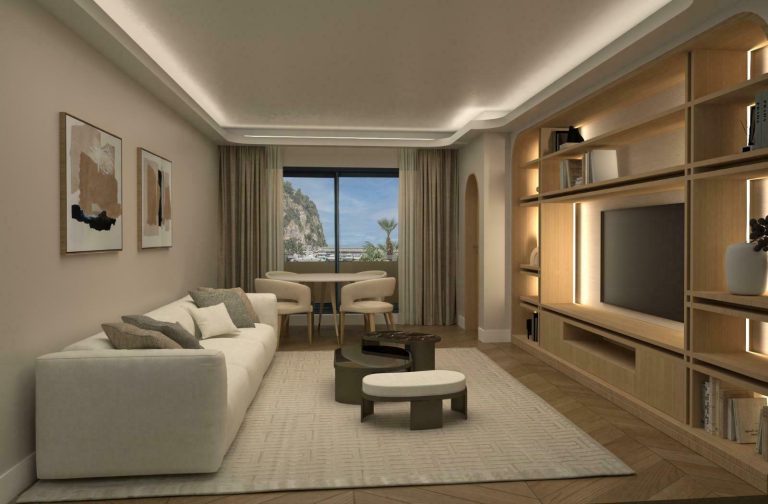 RENOVATED 1-BEDROOM WITH SEA VIEW – GIORGIONE, MON..