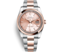 Rolex Datejust 36 – Steel & Rose Gold, Sundust Dia..