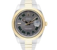 Rolex Datejust 41 – Steel & Yellow Gold, Wimbledon..