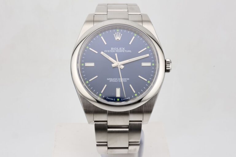 ROLEX OYSTER PERPETUAL 39MM BLUE DIAL
Reference: 1..