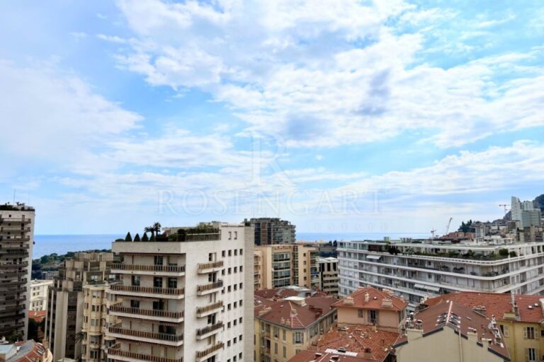 FOR SALE – MONTE-CARLO – 3 ROOM APARTMENT WITH SEA..