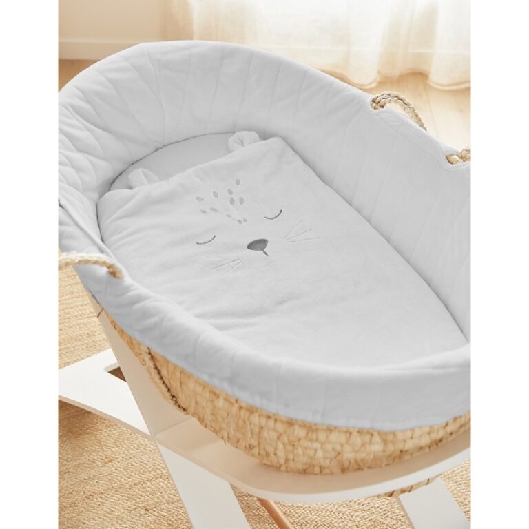 FOR SALE – BABOU & KENDI LIGHT GREY MOSES BASKET

..