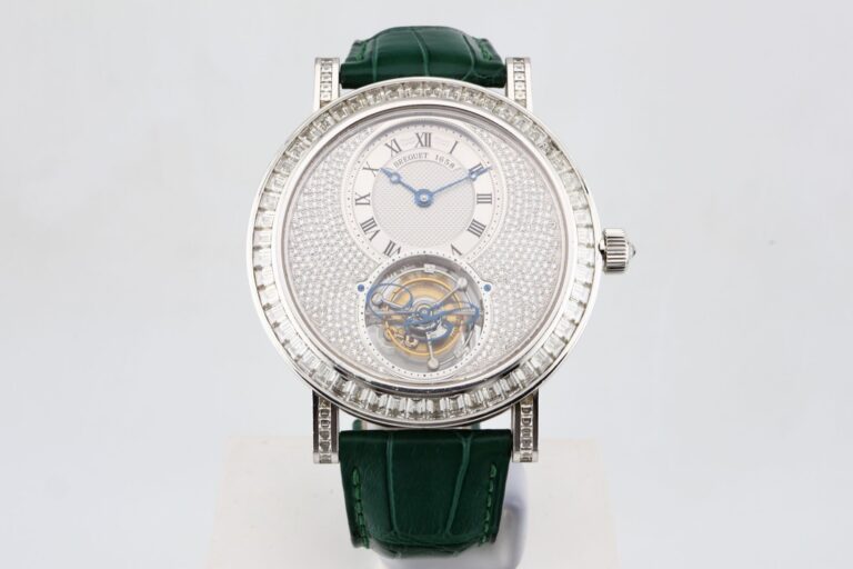 BREGUET CLASSIQUE FULL PAVÉ DIAMONDS TOURBILLON IN..