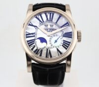 ROGER DUBUIS HOMMAGE PERPETUAL CALENDAR IN 18K WHI..