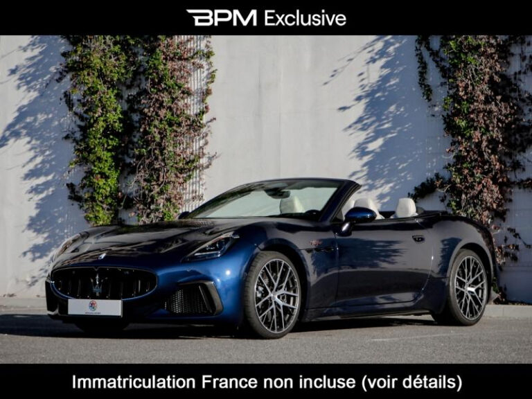 MASERATI GRANCABRIO 3.0 V6 TROFEO 550HP
Price: €21..