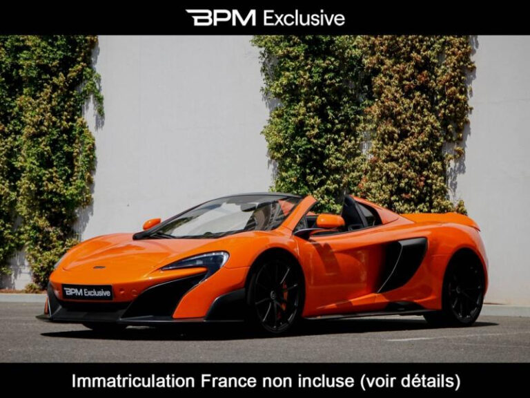 MCLAREN 675LT SPIDER 3.8 V8 BITURBO 675CH
Price: €..