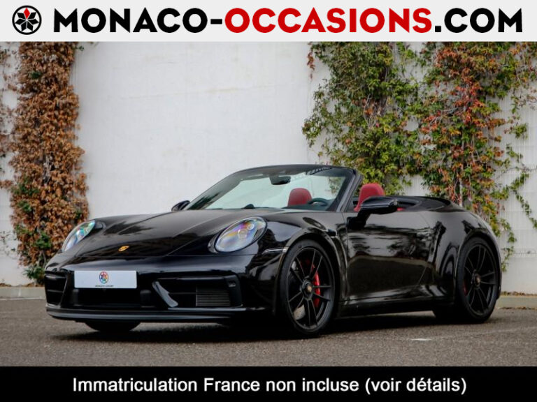 PORSCHE 911 CABRIOLET 3.0 480CH 4 GTS PDK
Price: €..