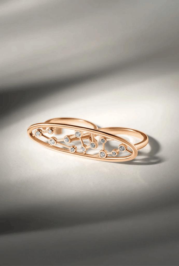 Double Constellation Ring
A bold statement of eleg..
